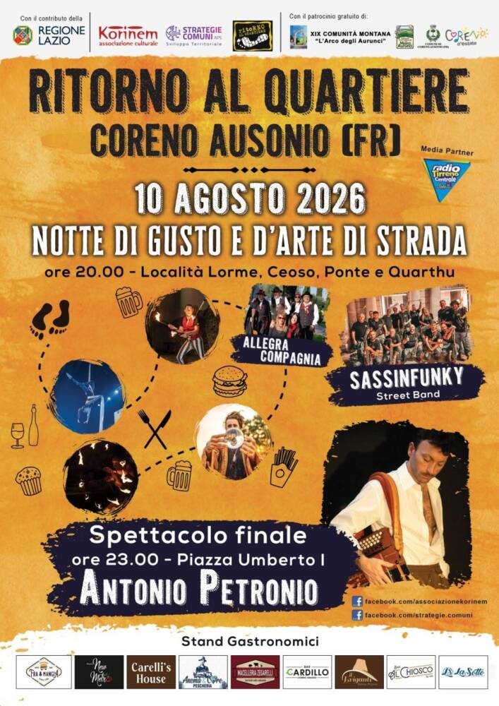 Sagre nel Lazio Ritorno al Quartiere