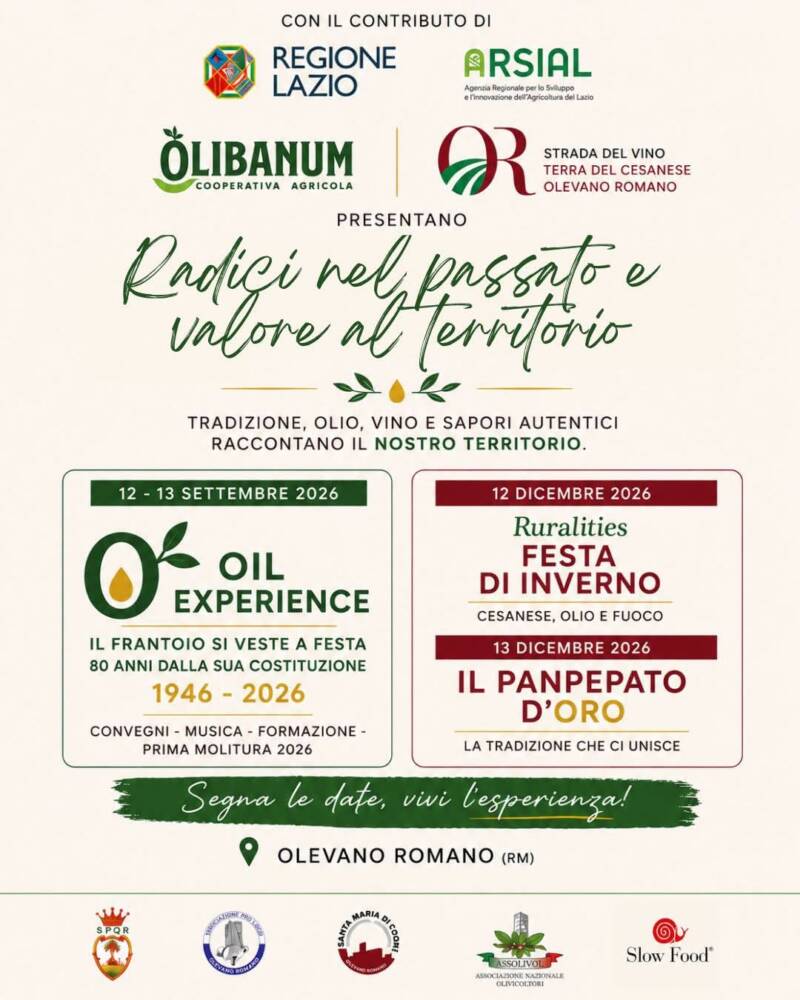 Olevano Romano celebra gli 80 anni della Cooperativa Olibanum