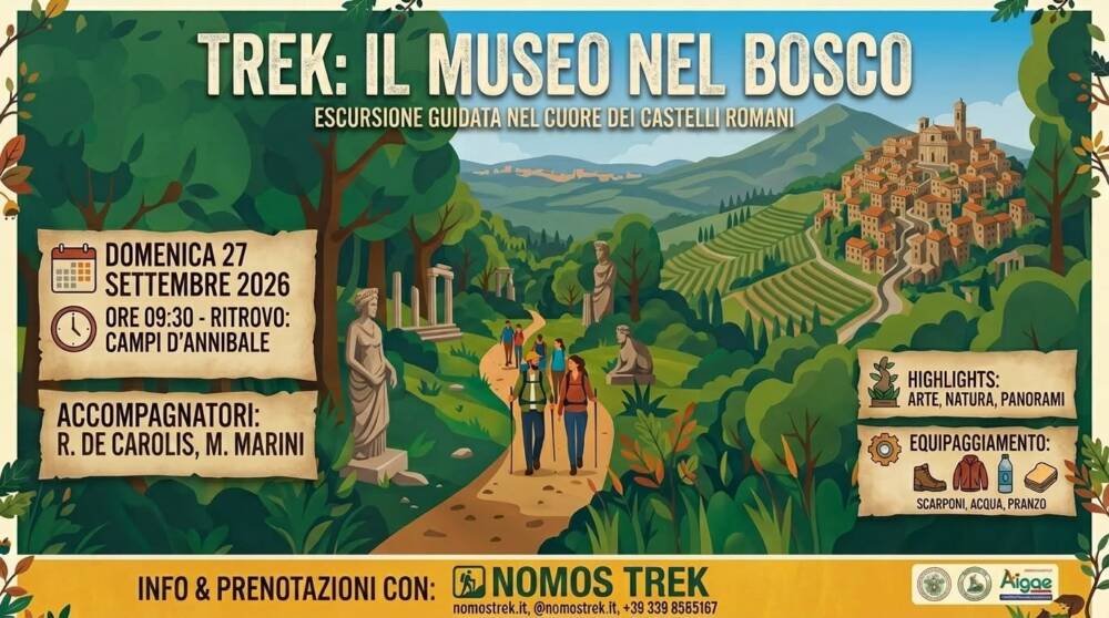 Il museo nel bosco: trek nel parco dei Castelli Romani