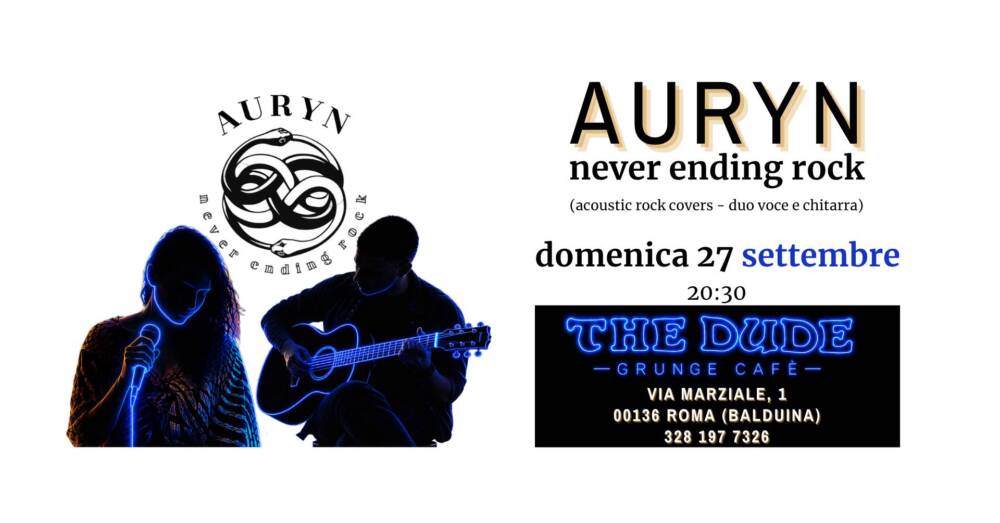 AURYN never ending rock @ THE DUDE grunge cafè