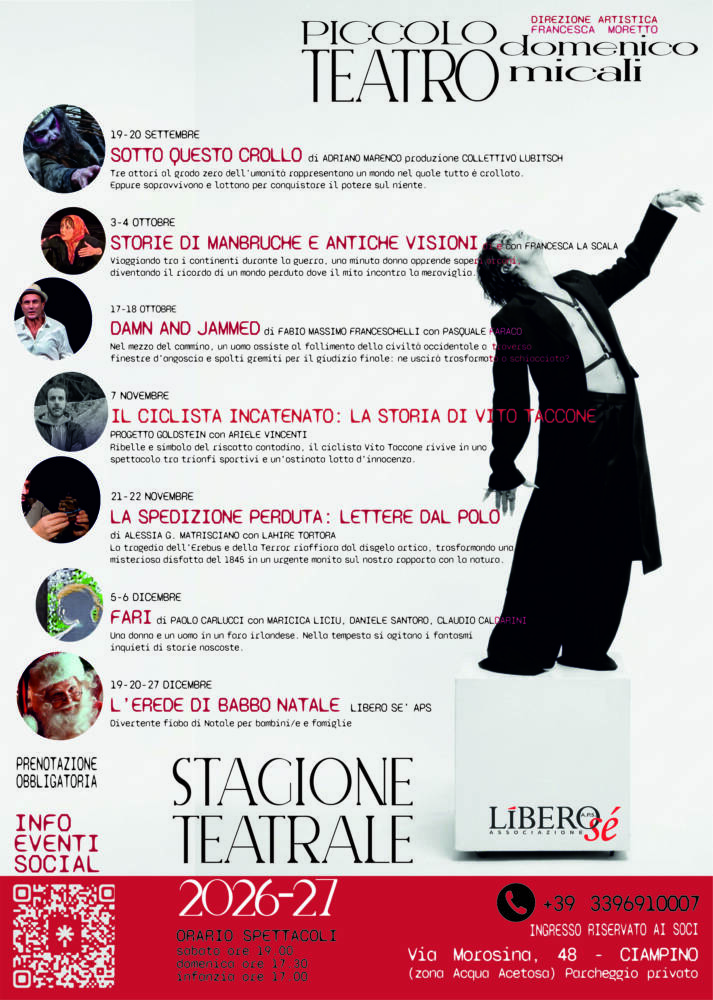 Spettacoli al Piccolo Teatro Domenico Micali