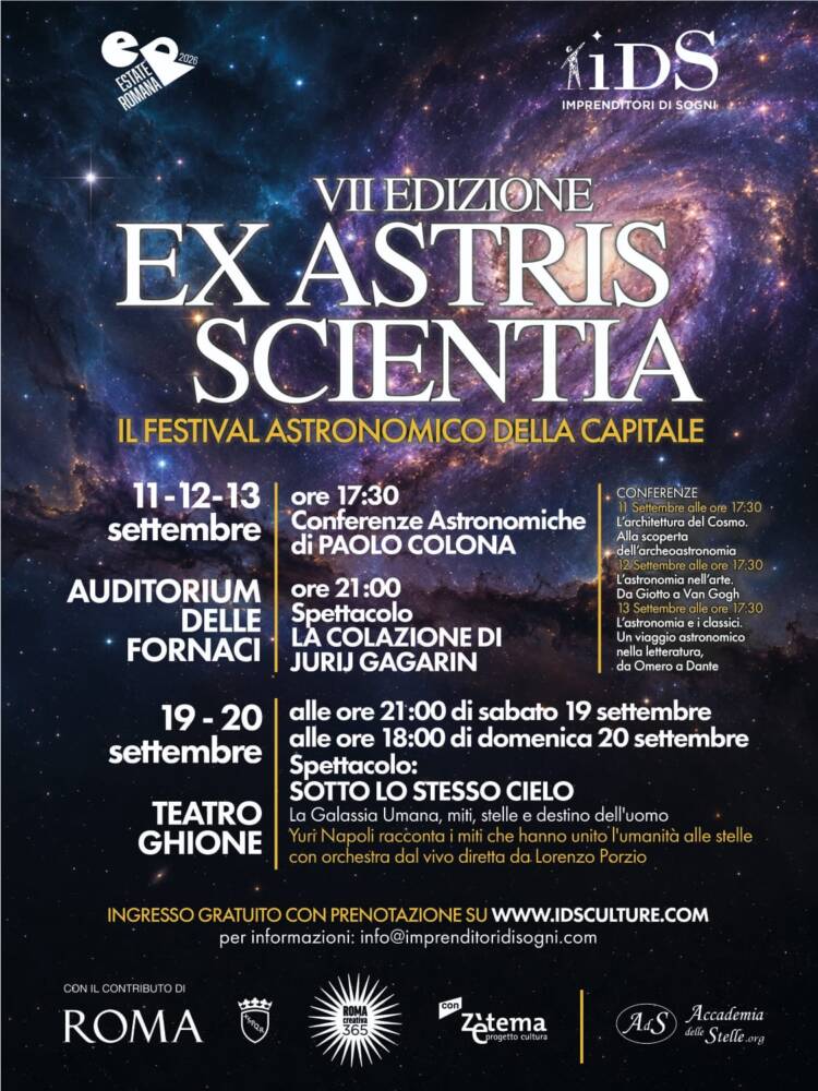 Musica, Spettacoli e Danza nel Lazio nel Lazio EX ASTRIS, SCIENTIA – La Galassia Umana