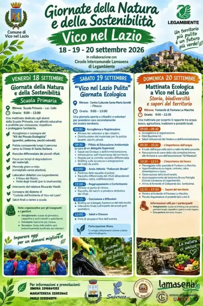 Giornate della Natura e della Sostenibilità