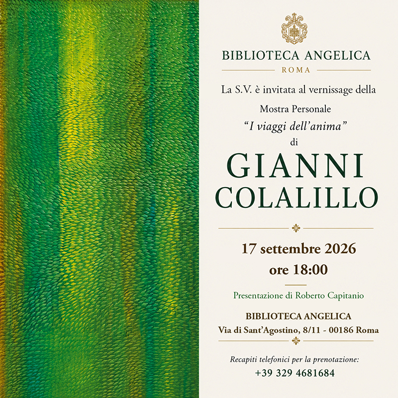 Eventi di Arte e Cultura nel Lazio I Viaggi dell'Anima - Mostra personale di Gianni Colalillo