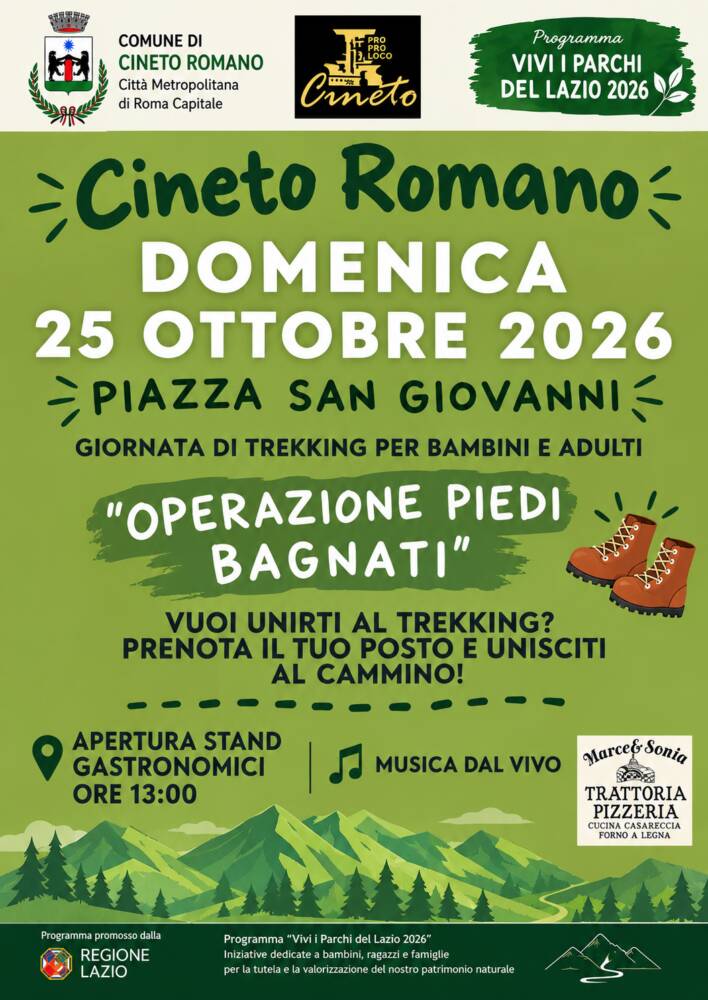 Trekking per bambini e adulti "operazioni piedi bagnati"