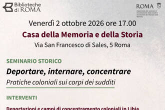 Deportare, internare, concentrare. Pratiche coloniali sui corpi dei sudditi