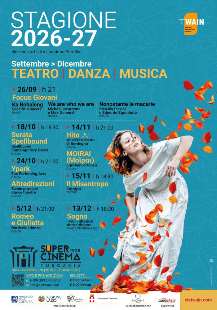 Eventi nel Lazio: Sagre, Concerti e Cosa Fare Stagione Autunno Tuscania TWAIN