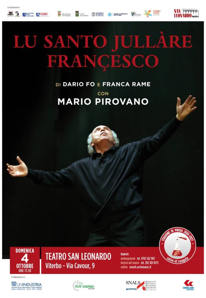 "Lu Santo Jullàre Françesco" di Dario Fo