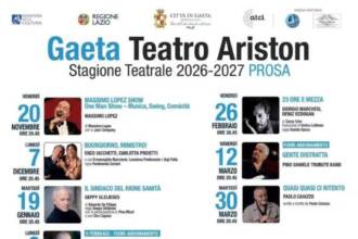 Nuova Stagione del Teatro Ariston Gaeta