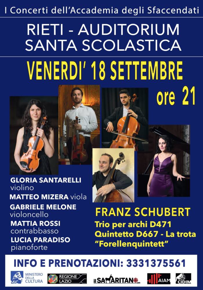 Ol Quintetto “La trota” di Schubert