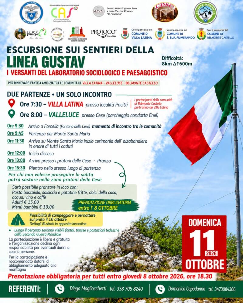 Escursione sui Sentieri della Linea Gustav
