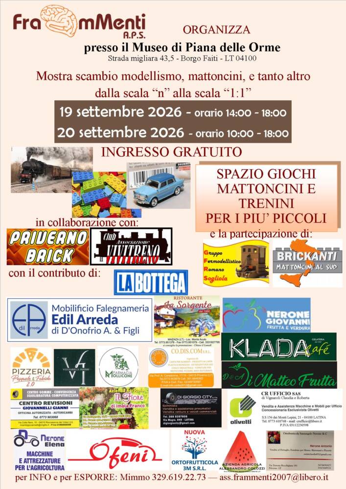 Mostra scambio modellismo, mattoncini, e tanto altro