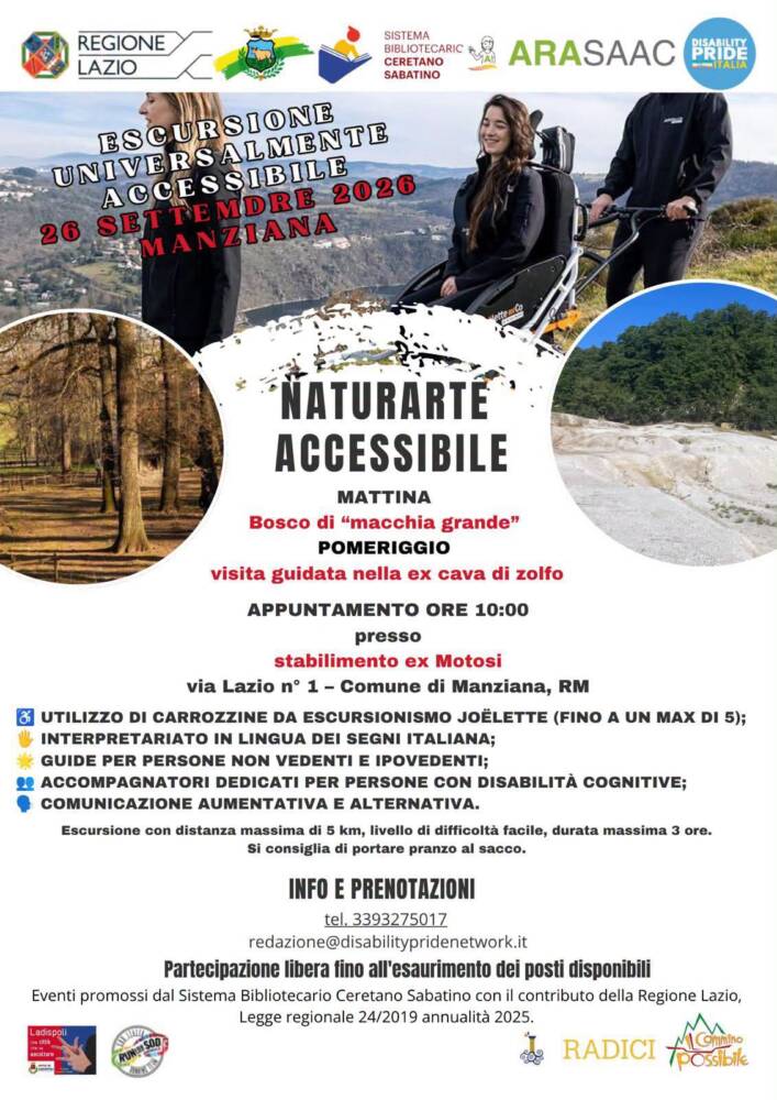 Eventi nel Lazio: Sagre, Concerti e Cosa Fare NaturArte accessibile