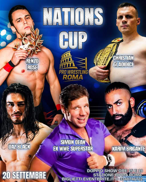 Musica, Spettacoli e Danza nel Lazio nel Lazio PWR Nations Cup Wrestling Show