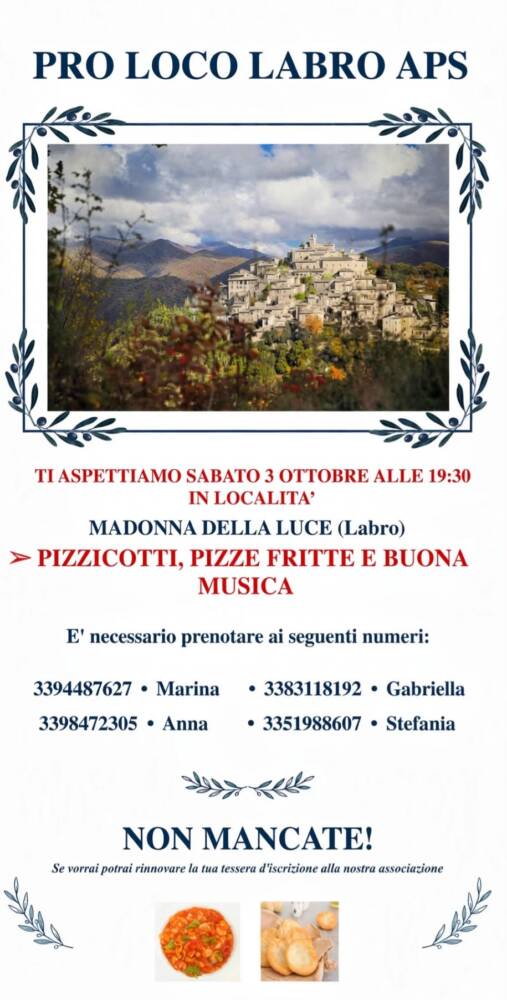 Pizzicotti, pizze fritte e buona musica