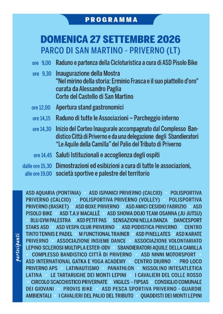 Giornata dello Sport Giornata dello Sport