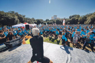 Fitwalking for AIL Roma a Villa Borghese