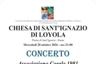 Concerto di Musica Sacra "Romreise 2026 - 45 Jahre"