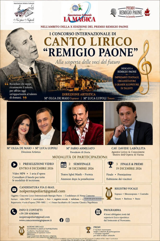 Concorso Internazionale di Canto Lirico "Remigio Paone"
