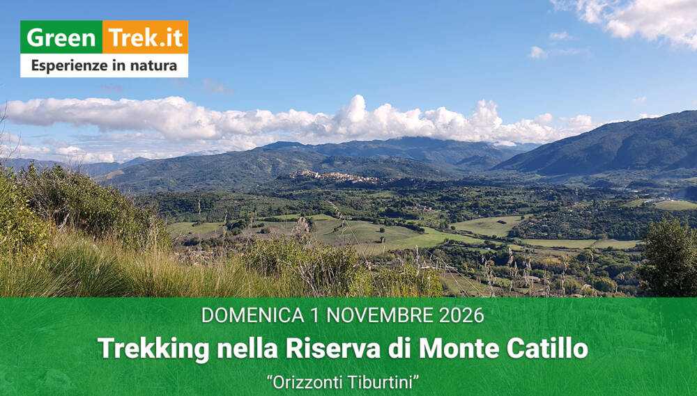Trekking nella Riserva di Monte Catillo - "Orizzonti Tiburtini"