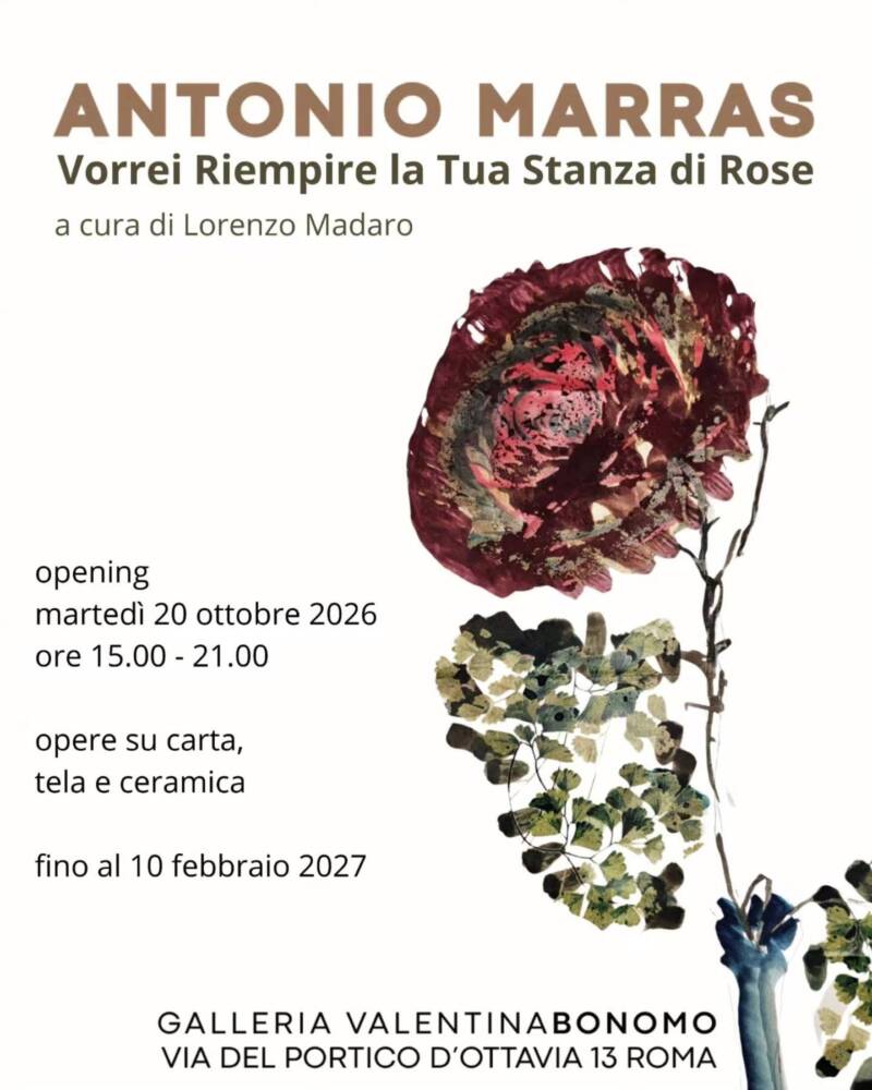 Eventi nel Lazio: Sagre, Concerti e Cosa Fare Mostra "Vorrei riempire la tua stanza di rose"