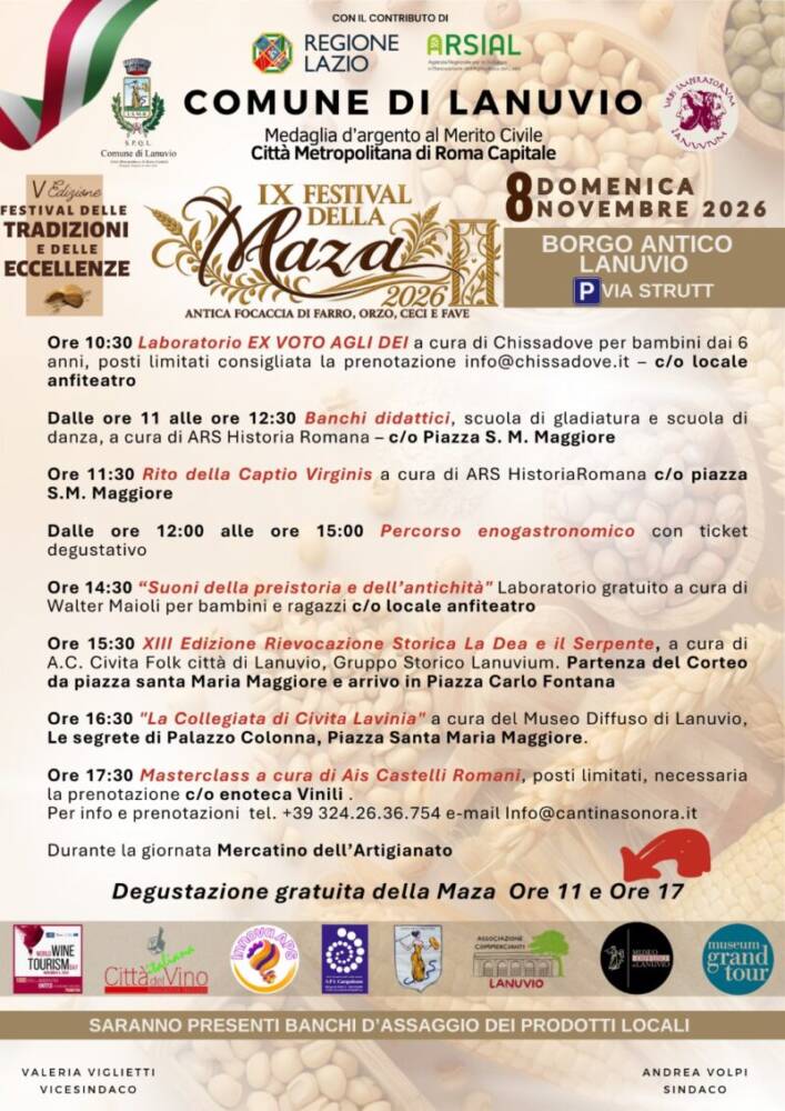Arte e Cultura nel Lazio Festival della Maza