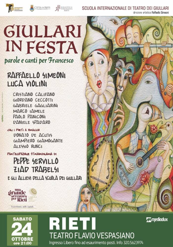 Giullari in Festa: Parole e canti per Francesco