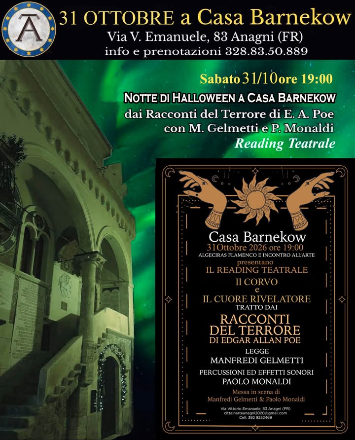 Eventi nel Lazio: Sagre, Concerti e Cosa Fare Notte di Halloween a Casa Barnekow
