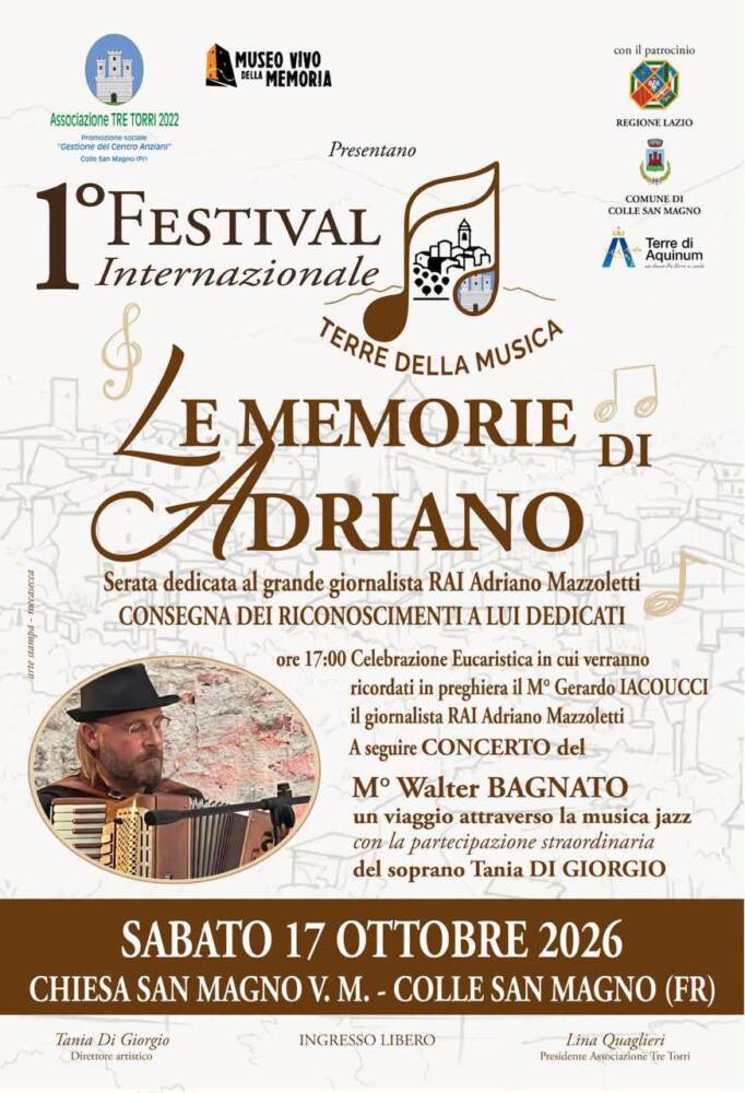 Musica e Spettacolo nel Lazio Le Memorie di Adriano
