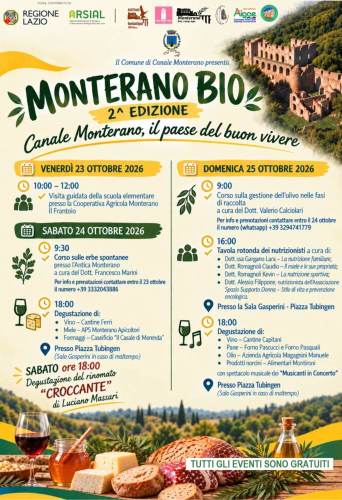 Arte e Cultura nel Lazio Monterano Bio