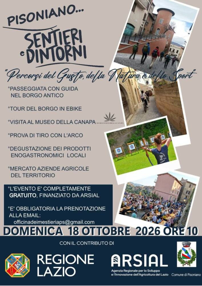 Musica, Spettacoli e Danza nel Lazio nel Lazio Pisoniano… Sentieri e Dintorni