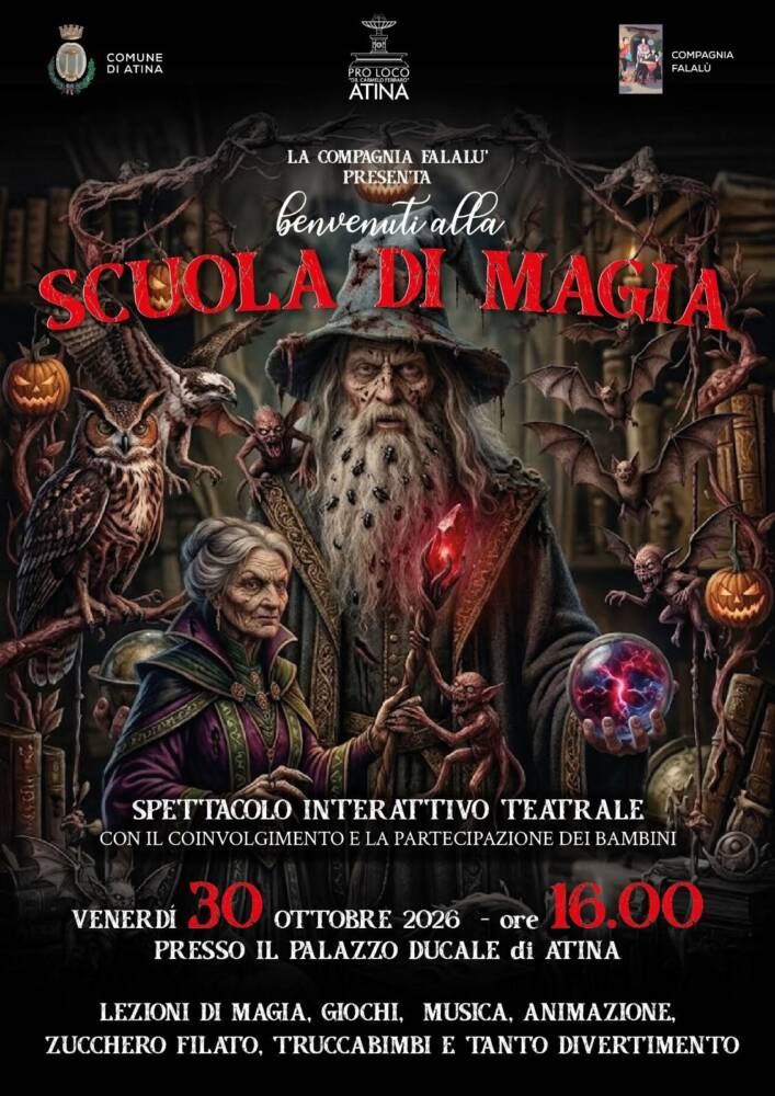 Spettacolo Interattivo Teatrale “Benvenuti alla Scuola di Magia”