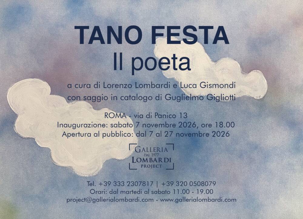 Tano Festa – Il poeta