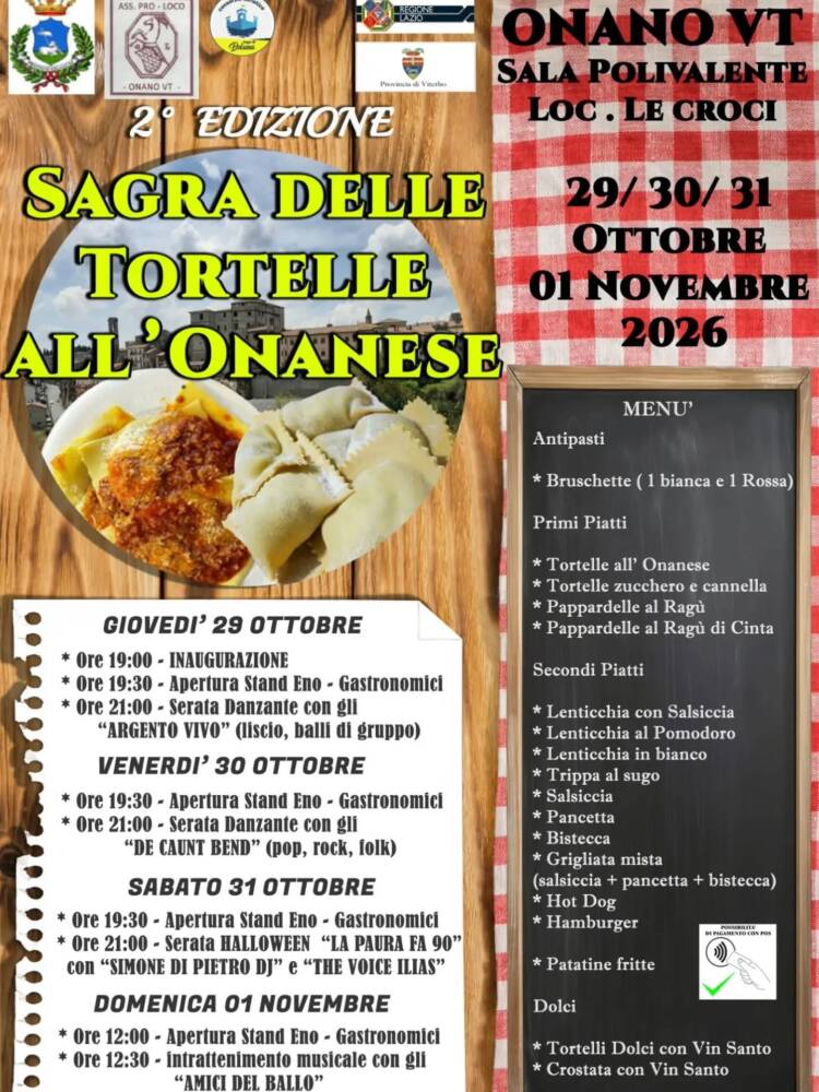Sagra delle Tortelle all'Onanese