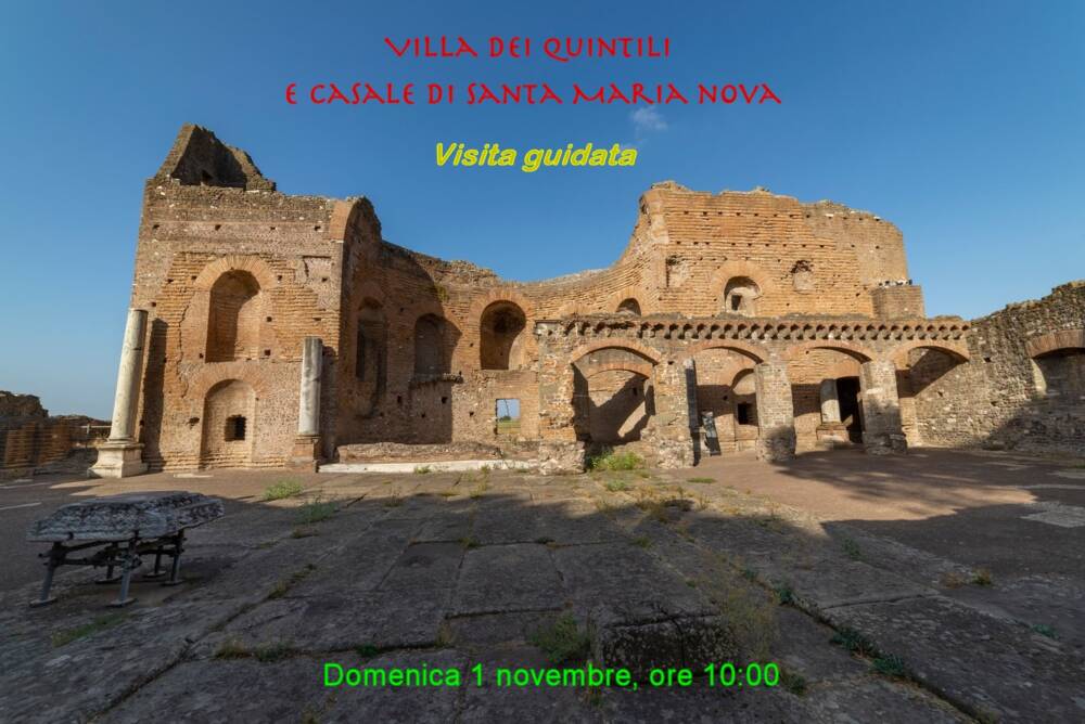 Villa dei Quintili e Casale di Santa Maria Nova - visita guidata